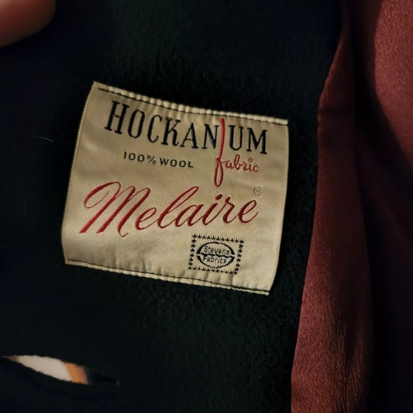 Vintage 1950s Hockanum wool coat - Picture 2 of 4